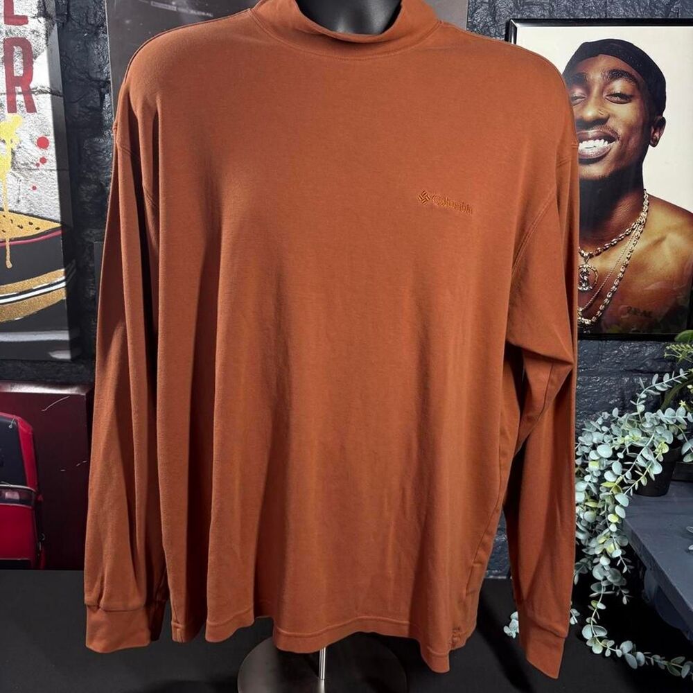 Vintage Columbia Sportswear Mock Neck Long Sleeve — Men’s XL